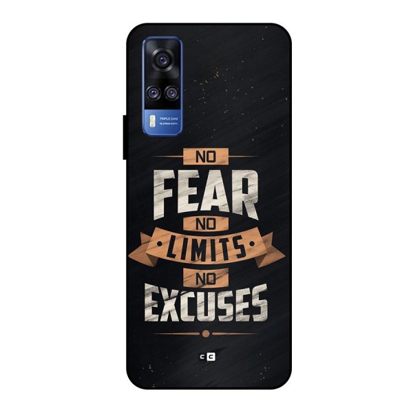 No Excuse Metal Back Case for Vivo Y51