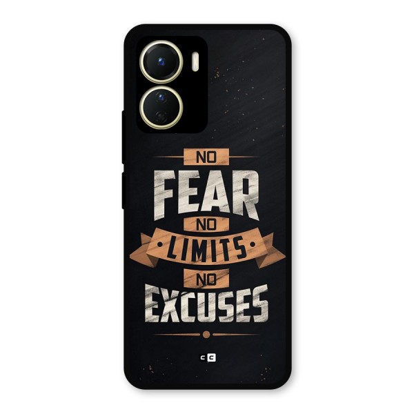 No Excuse Metal Back Case for Vivo Y56