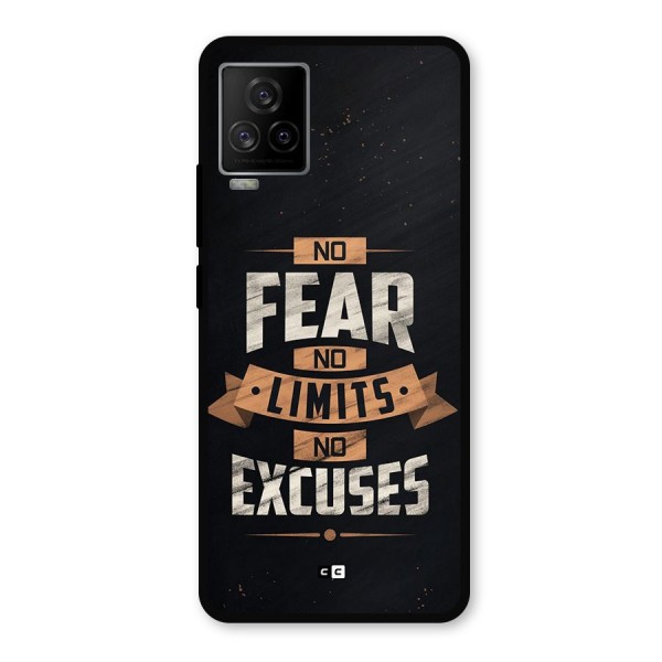 No Excuse Metal Back Case for iQOO 7 Legend 5G