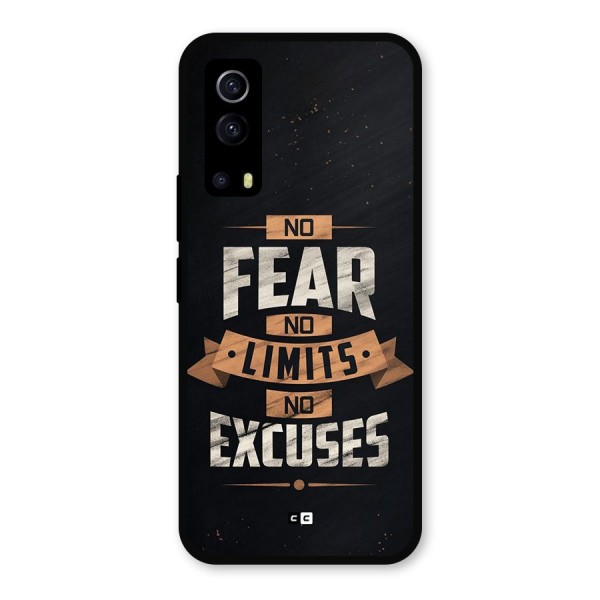 No Excuse Metal Back Case for iQOO Z3