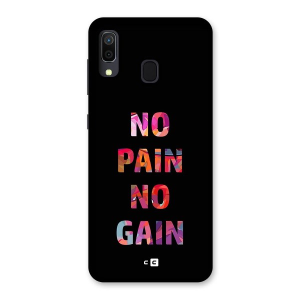 No Pain No Gain Back Case for Galaxy A20