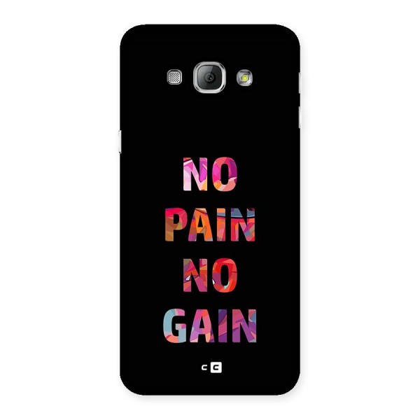 No Pain No Gain Back Case for Galaxy A8