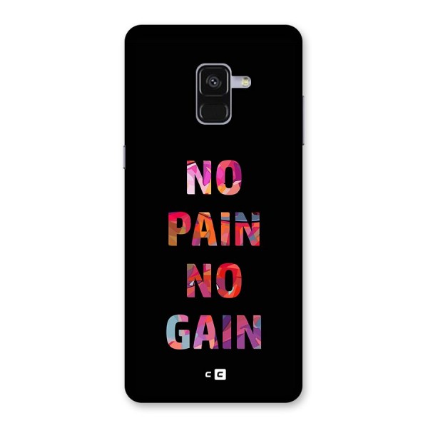 No Pain No Gain Back Case for Galaxy A8 Plus