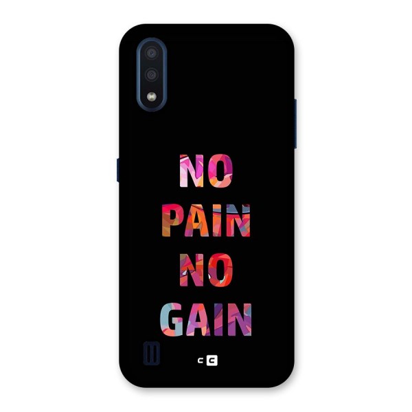 No Pain No Gain Back Case for Galaxy M01