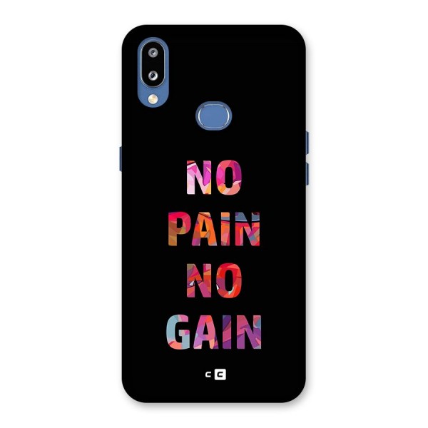 No Pain No Gain Back Case for Galaxy M01s