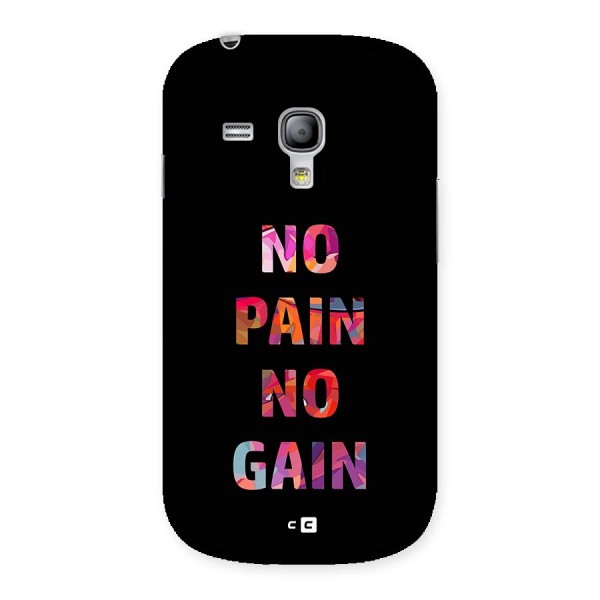 No Pain No Gain Back Case for Galaxy S3 Mini