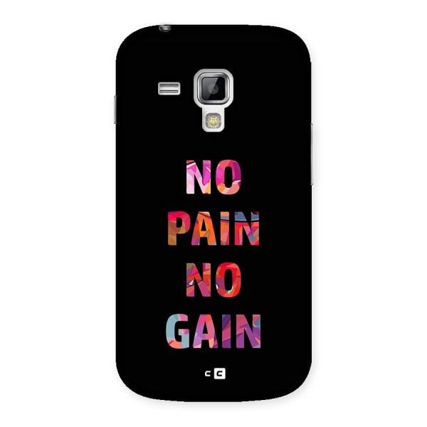 No Pain No Gain Back Case for Galaxy S Duos