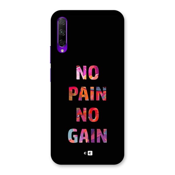 No Pain No Gain Back Case for Honor 9X Pro