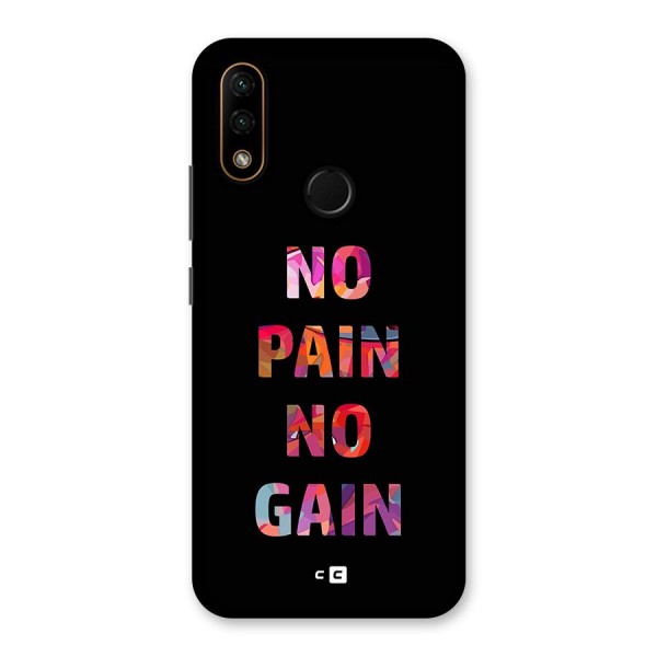 No Pain No Gain Back Case for Lenovo A6 Note