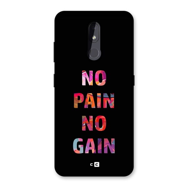 No Pain No Gain Back Case for Nokia 3.2