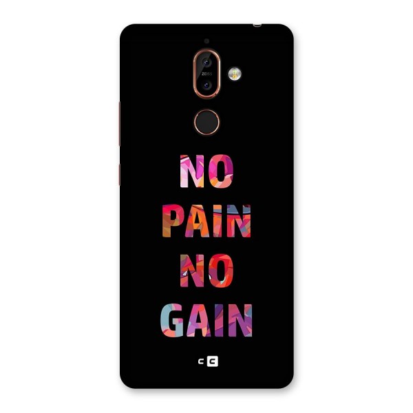 No Pain No Gain Back Case for Nokia 7 Plus