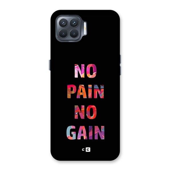 No Pain No Gain Back Case for Oppo F17 Pro