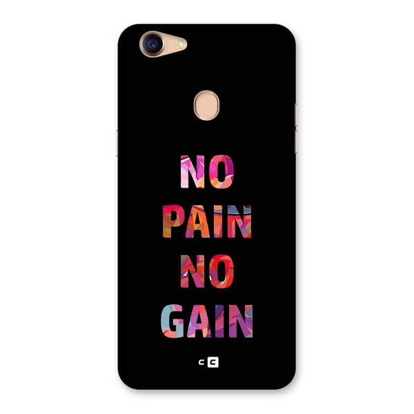 No Pain No Gain Back Case for Oppo F5