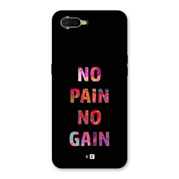 No Pain No Gain Back Case for Oppo K1