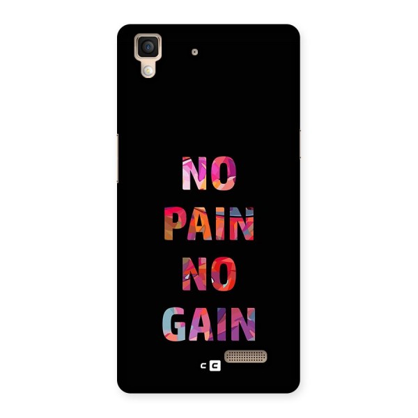 No Pain No Gain Back Case for Oppo R7