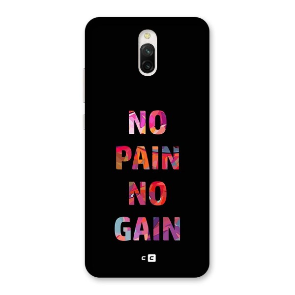 No Pain No Gain Back Case for Redmi 8A Dual