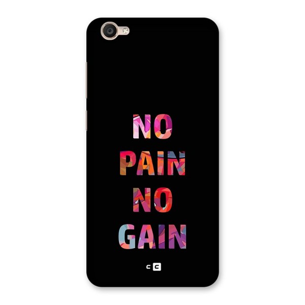 No Pain No Gain Back Case for Vivo Y55