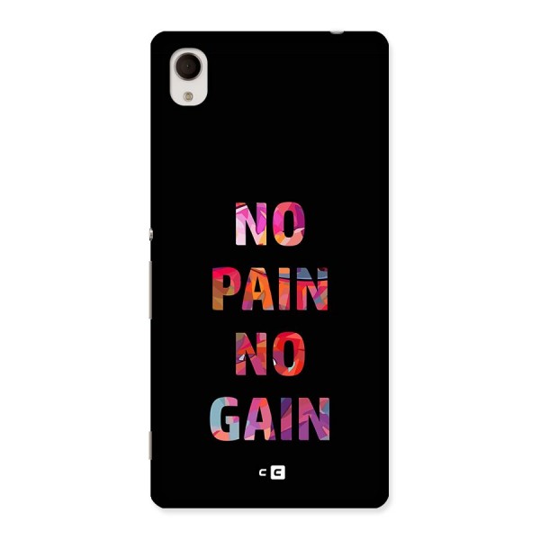 No Pain No Gain Back Case for Xperia M4