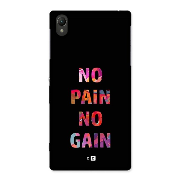 No Pain No Gain Back Case for Xperia Z1