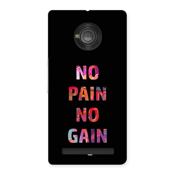 No Pain No Gain Back Case for Yuphoria