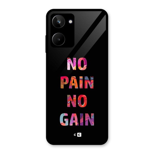 No Pain No Gain Glass Back Case for Realme 10