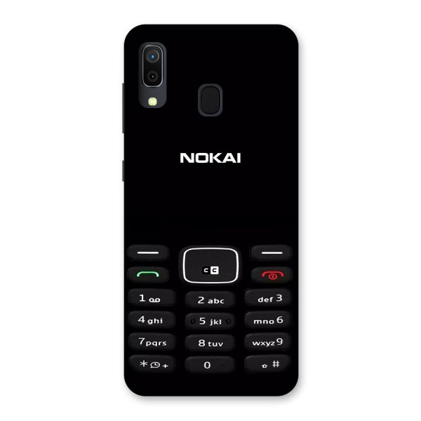 Nokia Bar Print Back Case for Galaxy A20