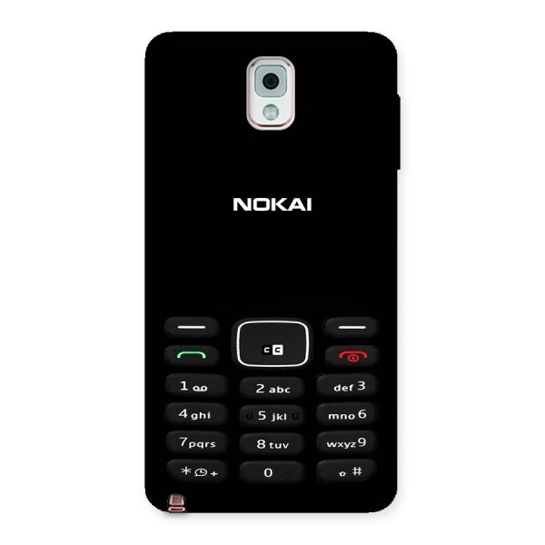 Nokia Bar Print Back Case for Galaxy Note 3