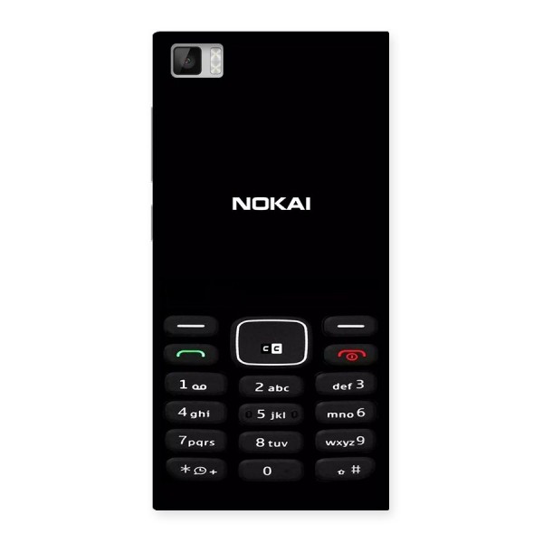 Nokia Bar Print Back Case for Mi3