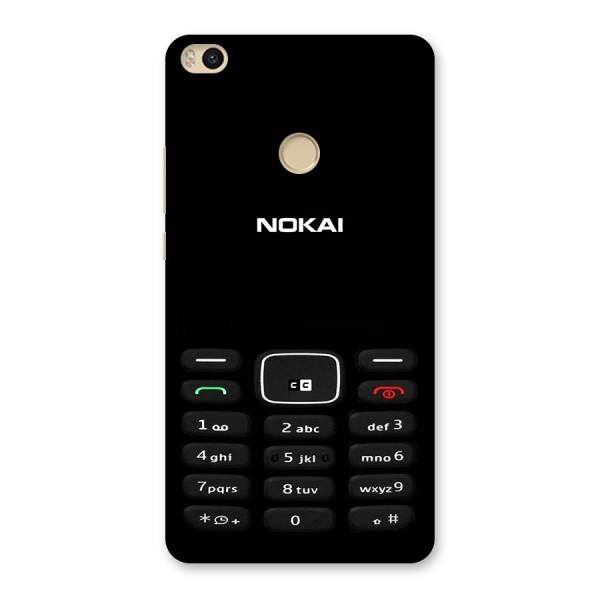 Nokia Bar Print Back Case for Mi Max 2