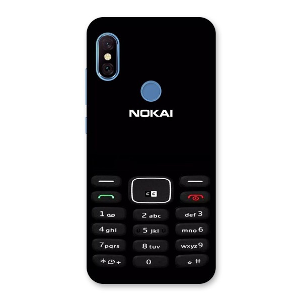 Nokia Bar Print Back Case for Redmi Note 6 Pro