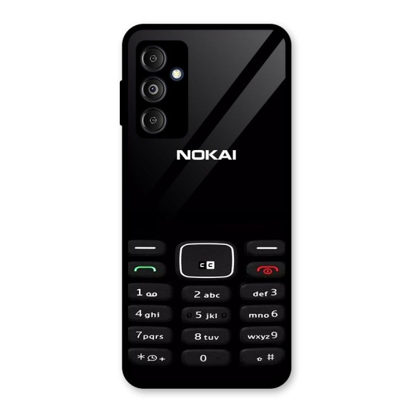 Nokia Bar Print Glass Back Case for Galaxy M14 5G