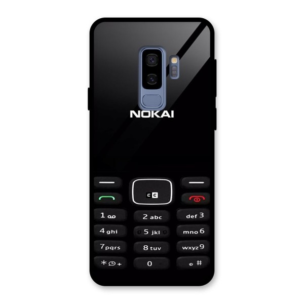 Nokia Bar Print Glass Back Case for Galaxy S9 Plus