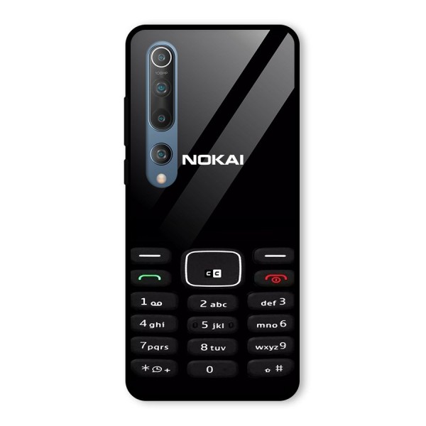 Nokia Bar Print Glass Back Case for Mi 10