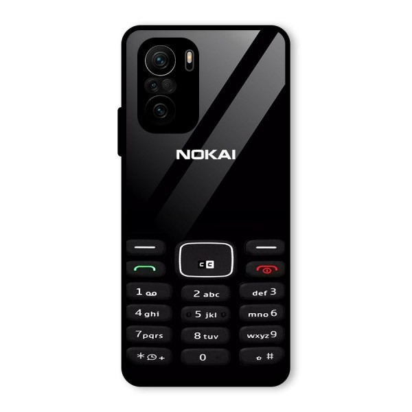 Nokia Bar Print Glass Back Case for Mi 11X Pro