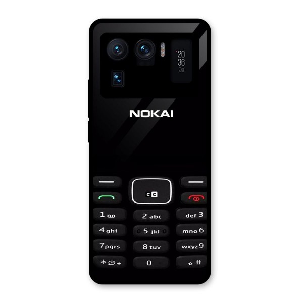 Nokia Bar Print Glass Back Case for Mi 11 Ultra