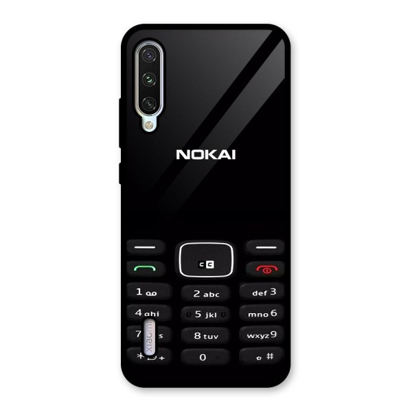 Nokia Bar Print Glass Back Case for Mi A3