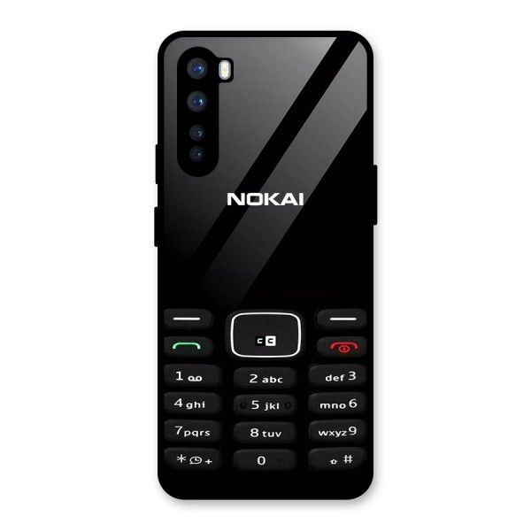 Nokia Bar Print Glass Back Case for OnePlus Nord