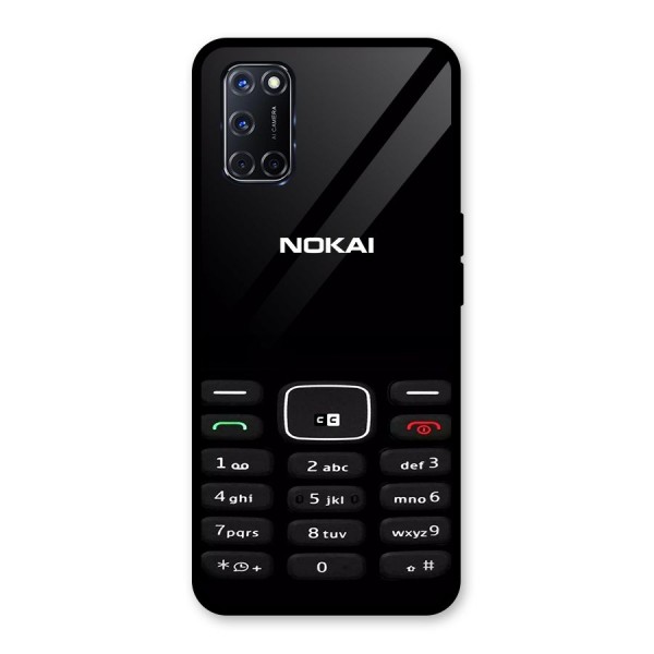 Nokia Bar Print Glass Back Case for Oppo A52