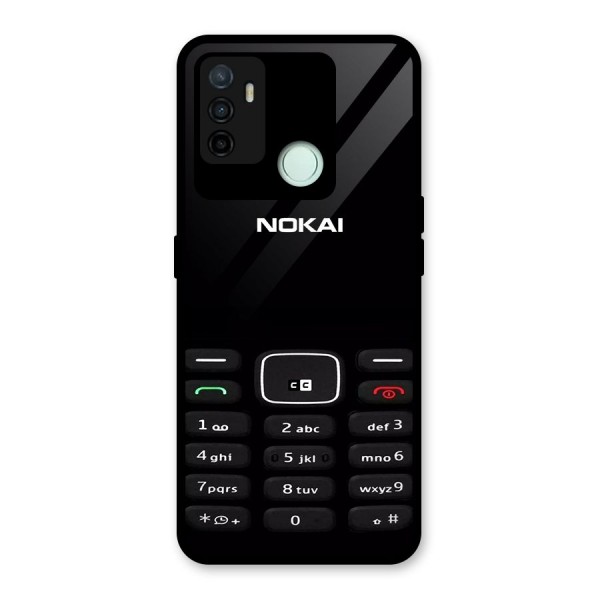 Nokia Bar Print Glass Back Case for Oppo A53