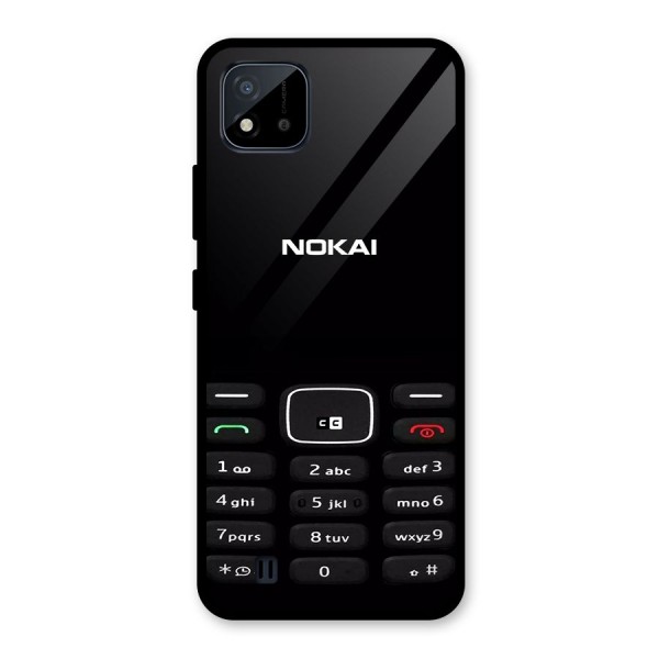 Nokia Bar Print Glass Back Case for Realme C11 2021