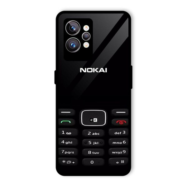 Nokia Bar Print Glass Back Case for Realme GT2 Pro