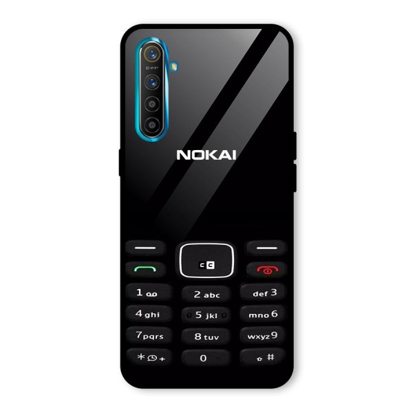 Nokia Bar Print Glass Back Case for Realme XT