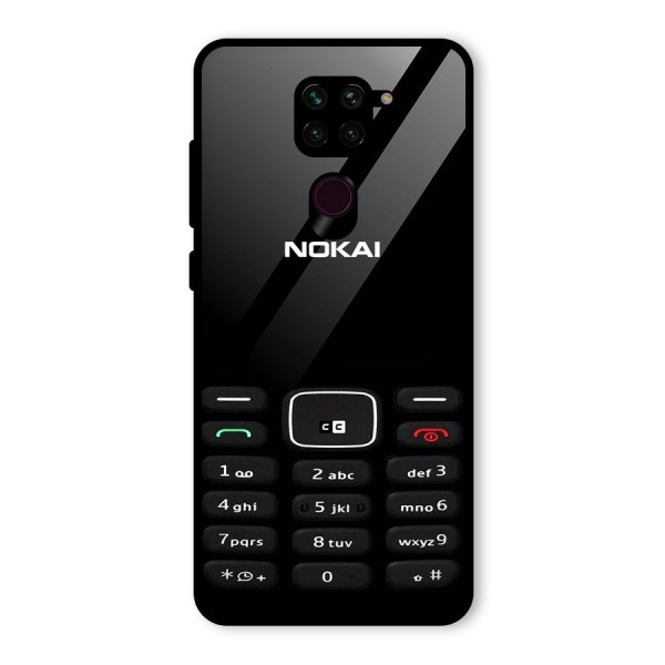 Nokia Bar Print Glass Back Case for Redmi Note 9