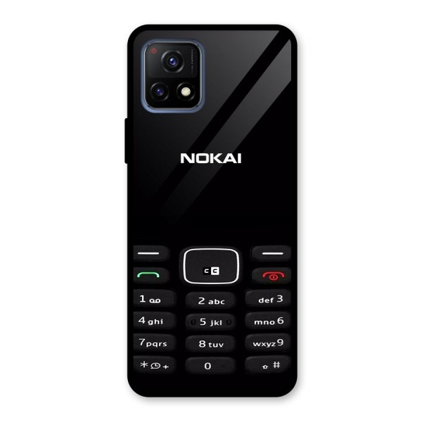 Nokia Bar Print Glass Back Case for Vivo Y72 5G