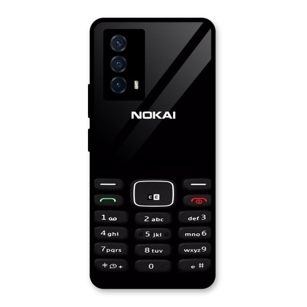 Nokia Bar Print Glass Back Case for Vivo iQOO Z5