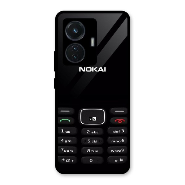 Nokia Bar Print Glass Back Case for iQOO Z6 44W