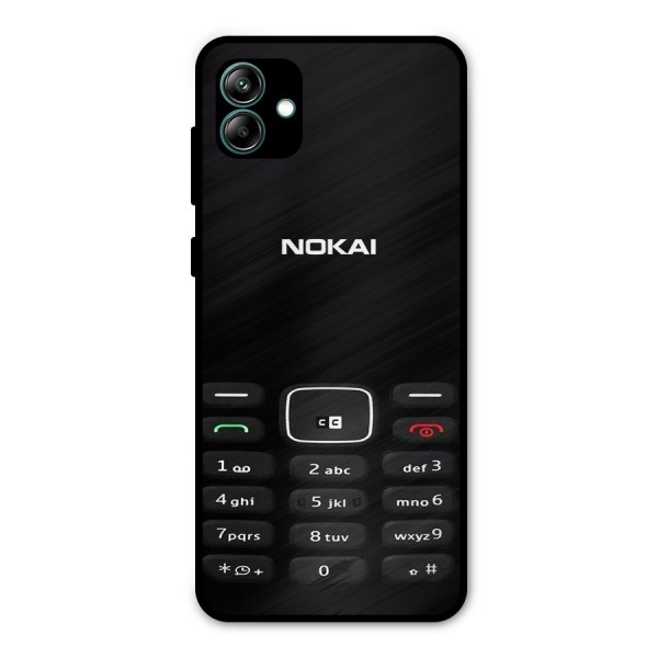 Nokia Bar Print Metal Back Case for Galaxy A04