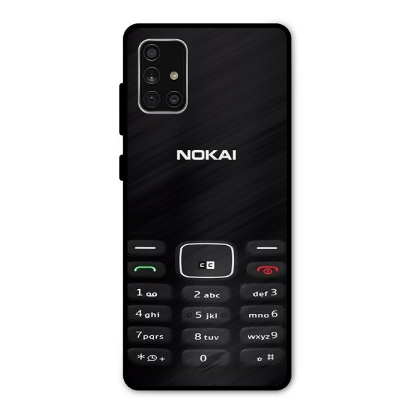 Nokia Bar Print Metal Back Case for Galaxy A71