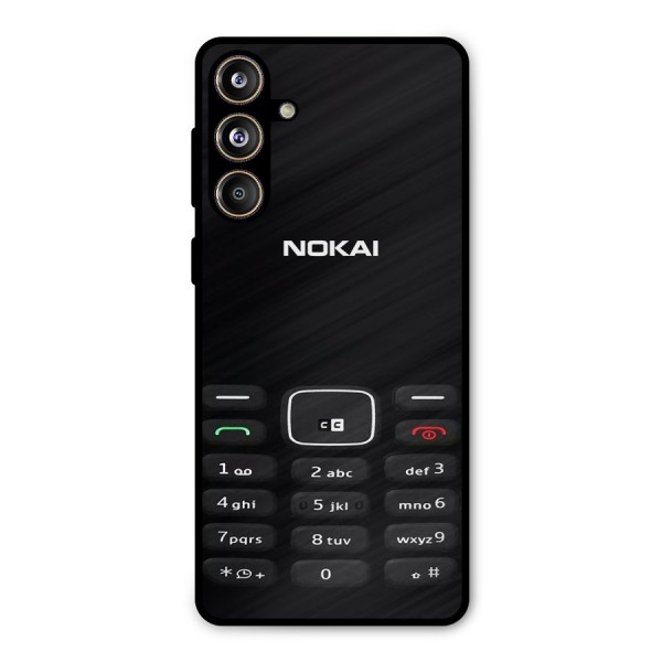 Nokia Bar Print Metal Back Case for Galaxy F55