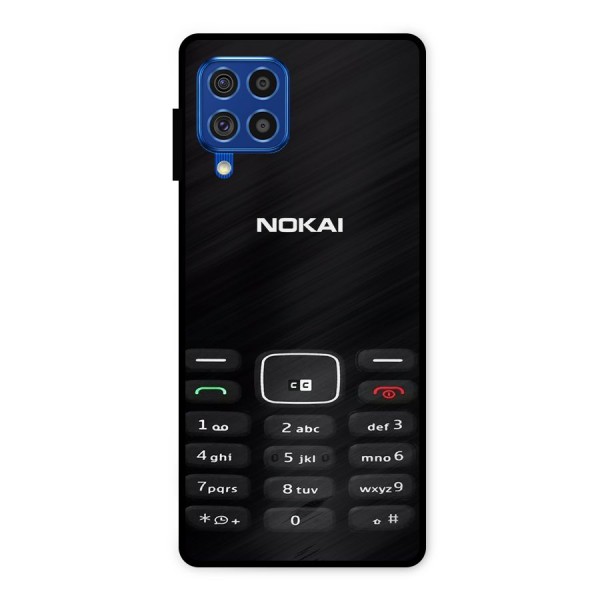 Nokia Bar Print Metal Back Case for Galaxy F62